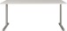 Schreibtisch >M-416< (BxHxT: 160x80x80 cm) in grau | silber - 160x80x80 (BxHxT)