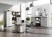 Schreibtisch >M-416< (BxHxT: 160x80x80 cm) in grau | silber - 160x80x80 (BxHxT)