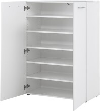 Kommode >M-406< (BxHxT: 88x120x40 cm) in weiss - 88x120x40cm (BxHxT)