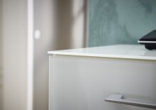 Kommode >M-406< (BxHxT: 88x120x40 cm) in weiss - 88x120x40cm (BxHxT)