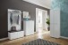 Kommode >M-406< (BxHxT: 88x120x40 cm) in weiss - 88x120x40cm (BxHxT)