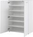 Kommode >M-406< (BxHxT: 88x120x40 cm) in weiss - 88x120x40cm (BxHxT)