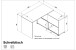 Schreibtisch >M-411< (BxHxT: 120x76x120 cm) in anthrazit | braun