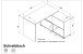 Schreibtisch >M-411< (BxHxT: 120x76x120 cm) in anthrazit | braun