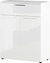 Kommode >M-403< (BxHxT: 84x107x40 cm) in weiss -...