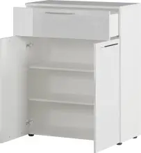 Kommode >M-403< (BxHxT: 84x107x40 cm) in weiss -...