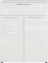 Kommode >M-403< (BxHxT: 84x107x40 cm) in weiss - 84x107x40cm (BxHxT)