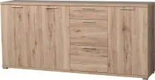 Sideboard >M-395< (BxHxT: 192x88x40 cm) in braun -...