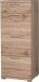 Kommode >M-395< (BxHxT: 48x120x40 cm) in braun - 48x120x40cm (BxHxT)