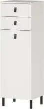 Kommode >M-417< (BxHxT: 39x119x35 cm) in weiss -...