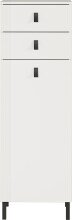 Kommode >M-417< (BxHxT: 39x119x35 cm) in weiss - 39x119x35cm (BxHxT)