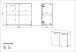 Kommode >M-400< (BxHxT: 97x82x40 cm) in anthrazit - 97x82x40cm (BxHxT)