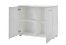 Kommode >M-400< (BxHxT: 97x82x40 cm) in weiß - 97x82x40cm (BxHxT)