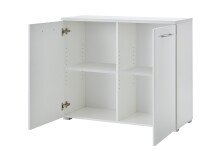Kommode >M-400< (BxHxT: 97x82x40 cm) in weiß - 97x82x40cm (BxHxT)