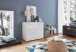 Kommode >M-400< (BxHxT: 97x82x40 cm) in weiß - 97x82x40cm (BxHxT)