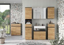 Spiegelschrank >M-391< (BxHxT: 76x71x23 cm) in...