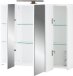 Spiegelschrank >M-391< (BxHxT: 76x71x23 cm) in weiss - 76x71x23cm (BxHxT)