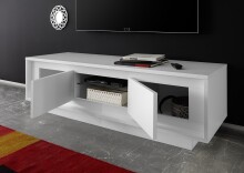 TV-Board >Sky< (BxHxT: 156x45x50 cm) in Weiss Lack matt - 156x45x50 (BxHxT)