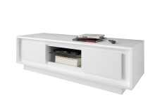 TV-Board >Sky< (BxHxT: 156x45x50 cm) in Weiss Lack matt - 156x45x50 (BxHxT)