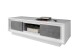 TV-Board >Sky< (BxHxT: 156x45x50 cm) in Weiss Lack matt / Beton-Optik
