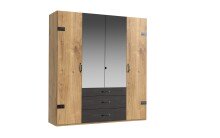 Kleiderschrank >Detroit< (BxHxT: 200x216x58 cm) in...