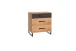 Nachtkommode >Detroit< (BxHxT: 58x64x41 cm) in Plankeneiche - 58x64x41cm (BxHxT)