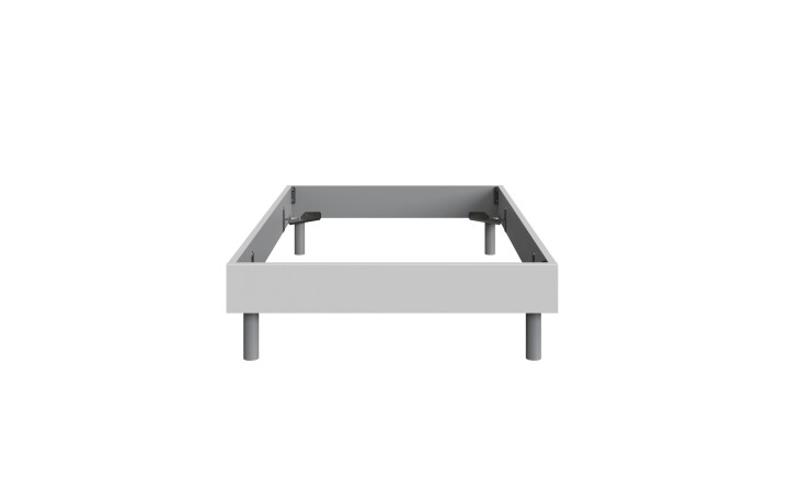 Bettgestell >Easy Beds< (BxHxT: 129x38x210 cm) in weiß - 129x38x210cm (BxHxT)