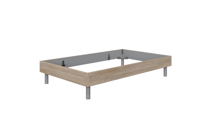 Bettgestell >Easy Beds< (BxHxT: 109x38x210 cm) in Eiche-Sägerau