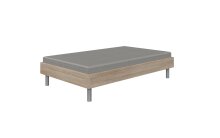 Bettgestell >Easy Beds< (BxHxT: 109x38x210 cm) in Eiche-Sägerau