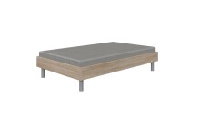 Bettgestell >Easy Beds< (BxHxT: 99x38x210 cm) in Eiche-Sägerau