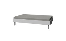 Bettgestell >Easy Beds< (BxHxT: 129x46x210 cm) in weiß - 129x46x210cm (BxHxT)