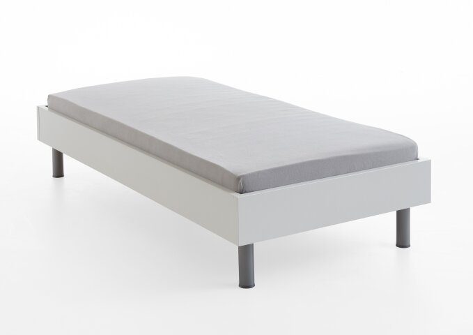 Bettgestell >Easy Beds< (BxHxT: 99x46x210 cm) in weiß - 99x46x210cm (BxHxT)