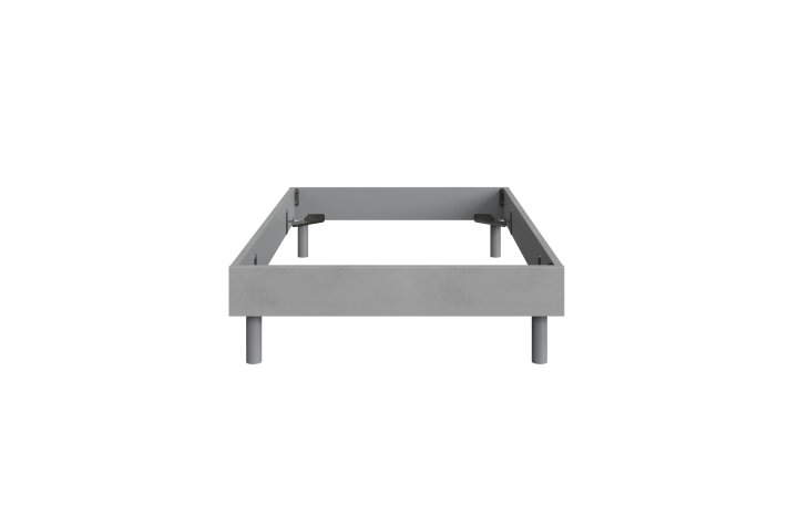 Bettgestell >Easy Beds< (BxHxT: 129x38x210 cm) in Beton - 129x38x210cm (BxHxT)