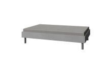 Bettgestell >Easy Beds< (BxHxT: 129x38x210 cm) in Beton - 129x38x210cm (BxHxT)
