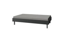 Bettgestell >Easy Beds< (BxHxT: 129x38x210 cm) in graphit - 129x38x210cm (BxHxT)