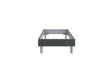 Beds< >Easy LICHTGRAU, € Kopfteil 188x40x5 BETON POLSTER in cm) (BxHxT: 174,95