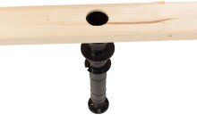 Bettgestell >Easy Beds< (BxHxT: 169x38x210 cm) in graphit - 169x38x210cm (BxHxT)