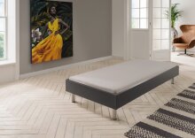 Bettgestell >Easy Beds< (BxHxT: 129x46x210 cm) in graphit - 129x46x210cm (BxHxT)