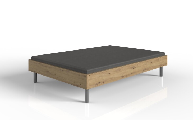 Bettgestell >Easy Beds< (BxHxT: 169x38x210 cm) in Artisan-Eiche