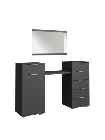 Schminkschrank >Easy Plus< (BxHxT: 165x192x41 cm) in graphit