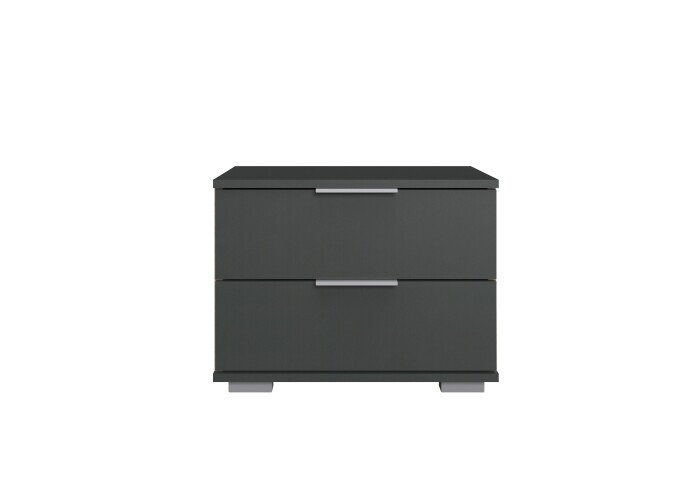 Nachtkommode >Easy Plus< (BxHxT: 52x40x38 cm) in graphit - 52x40x38cm (BxHxT)