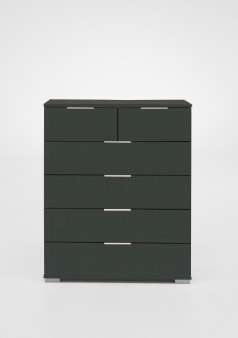 Schubkastenkommode >Easy Plus< (BxHxT: 82x102x42 cm) in graphit
