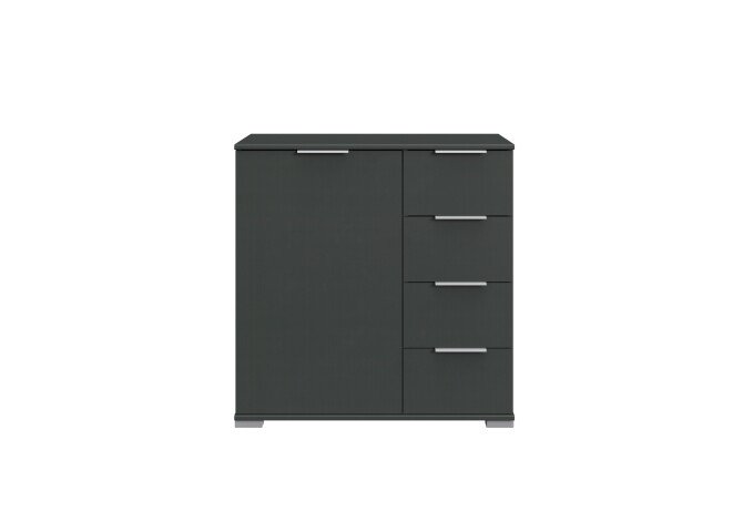 Kombikommode >Easy Plus< (BxHxT: 81x83x41 cm) in graphit - 81x83x41cm (BxHxT)