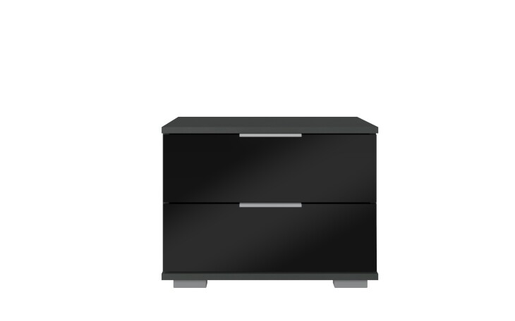 Nachtkommode >Easy Plus< (BxHxT: 52x40x38 cm) in graphit - 52x40x38cm (BxHxT)