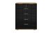 Schubkastenkommode >Easy Plus< (BxHxT: 82x102x42 cm) in Artisan-Eiche