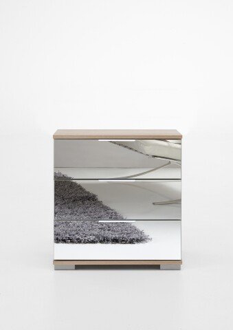 Nachtkommode >Easy Plus< (BxHxT: 52x58x38 cm) in Eiche-Sägerau