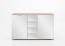 Kombikommode >Easy Plus< (BxHxT: 130x83x41 cm) in Eiche-Sägerau