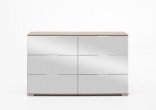 Schubkastenkommode >Easy Plus< (BxHxT: 130x83x41 cm) in Eiche-Sägerau