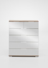 Schubkastenkommode >Easy Plus< (BxHxT: 82x102x42 cm) in Eiche-Sägerau