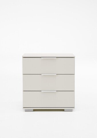 Nachtkommode >Easy Plus< (BxHxT: 52x58x38 cm) in weiß - 52x58x38cm (BxHxT)